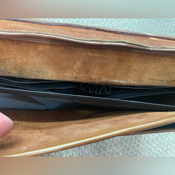 Leather Briefcase Laptop Bag - Picture 9 of 14